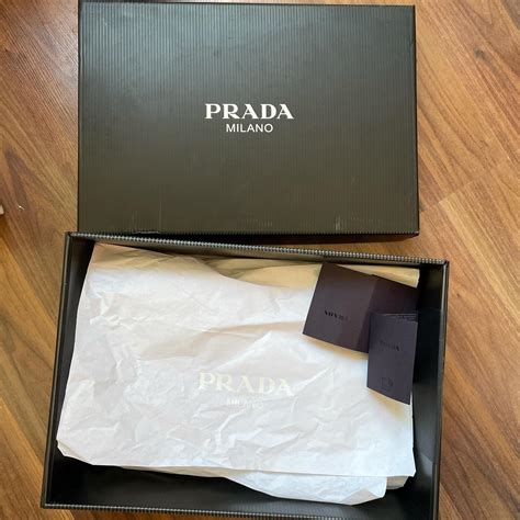 prada red box|prada shoe box.